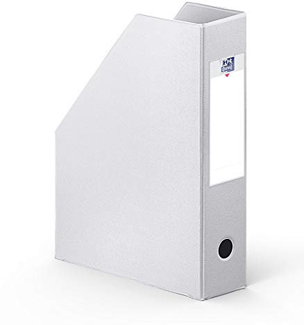 Oxford Porte Revues 32 x 24cm Dos 7cm PVC Blanc