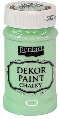 Zita's Creative Dekor Paint Chalky matt 100ml - Minze. Kreidefarbe, Vintagefarbe, Mattfarbe, Bastelfarbe