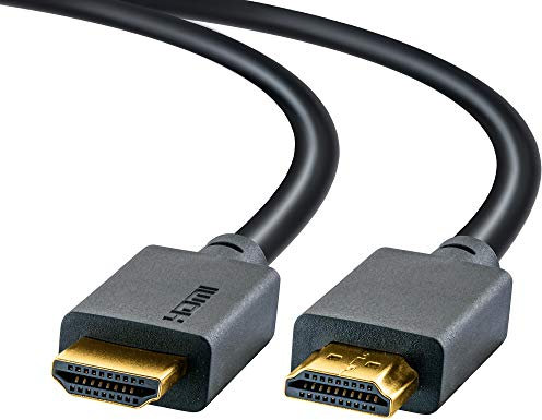 SCHWAIGER HDMU15 533 Ultra High Speed HDMI-Kabel 8K 4K HDR 1,5 m eARC Dolby Vision Full HD 60-120Hz 3D kompatibel 48 Gbit/s flexible vergoldete Stecker