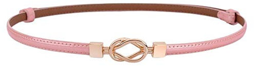 Oyccen Ceinture Fine Ajustable en Cuir Bande de Taille Mince pour Femmes