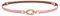 Oyccen Ceinture Fine Ajustable en Cuir Bande de Taille Mince pour Femmes
