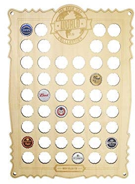 Gift Republic Planche de collecte de capsules de bière, 28 x 28 cm (l x H)