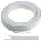 K M Electronics® Bell Wire Flat 2 Solid CORE Flexible DOORBELL INTERCOM Phone Cable 20M