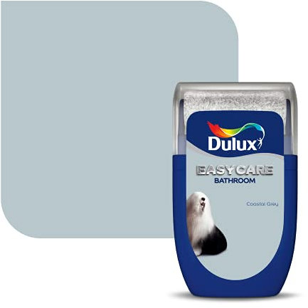 Dulux Easycare Bathroom Tester Paint, Coastal Grey, 30 ml