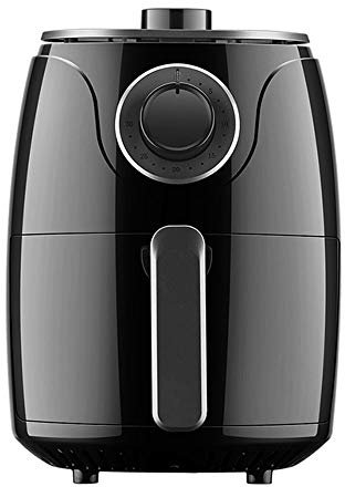 Xyanzi Friteuse À Air, 2,6 L, 1000W Électrique Friteuses À Air Chaud Four sans Huile Cuisinière Antiadhésive pour Une Cuisine Saine sans Huile Ou Faible en Gras, Noir