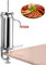 RELAX4LIFE 1,5/2,5/5kg Wurstfüller manuell, Wurstmaschine mit 4 Wurstfüllrohren, Wurstfüllmaschine aus Edelstahl & Aluminium, Wurstpresse mit Handkurbel & Tischklemme, für Küche Restaurant (2,5kg)