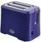 Quest 34869 2 Slice Toaster/Variable Browning Control/Reheat and Defrost/Crumb Tray and Cord Storage/Blue / 870W