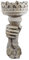 Trades Kerzenhalter Arm & Feuer 28 x 10 cm Ø Freiheitsstatue Kerze Halter Figur Deko F30
