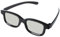 Irox Spezielle polarisierte 3D-Filmbrille, blitzfreie Stereo-3D-Brille für Kino-TV