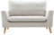 Miliboo Skandinavisches Sofa 2-Sitzer in Beige Creep