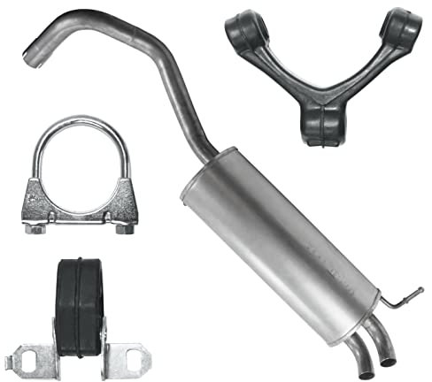 Polmo Endtopf Auspuff für Ibiza 3 III 6L Fabia 1 I Polo 4 IV 9N 1.4 TDI 1.9 SDI 1.9 TDI 2.0