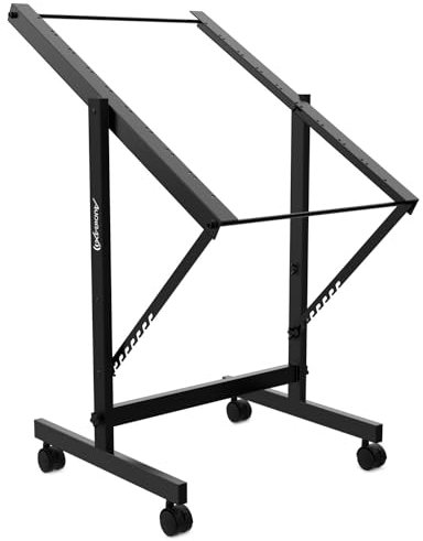 Audibax Pro Rack Stand 9U Soporte de Rack con Ruedas 9U