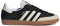 adidas Originals Samba Herren-Fußballschuh, Core Black Wonder White Silver Metallic, 7.5 AU