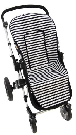 Funda de Verano para Silla Paseo Universal Rosy Fuentes- Colchoneta para Carrito Bebé- Transpirable-Compatible con Bugaboo, Jane, Concord, Baby Jogger, Bebecar…-Azul Marino