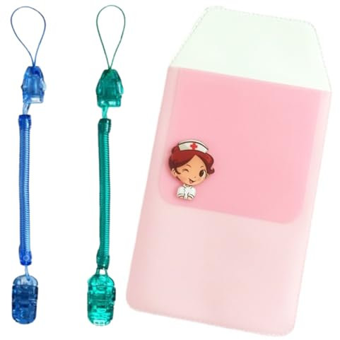 Tcae Porte-ciseaux d'infirmière, porte-stylo d'infirmière, assistant d'infirmière, ciseaux d'infirmière, clip soutien-gorge pour ne pas oublier ciseaux + protection de poche, lanyard d'infirmière,