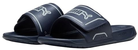 PUMA Unisex Royalcat ComfortSlide Sandale, 2 Marineblau, kühles Mittelgrau, 44.5 EU