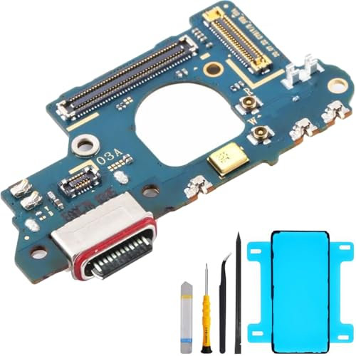 ZHUROUPU Galaxy S20 FE 5G Ladeanschluss Dock Connector Ersatz, SM-G781B USB Typ C Ladeanschluss Mikrofon-/Kopfhörerbuchse Ersatzplatine mit Werkzeugen