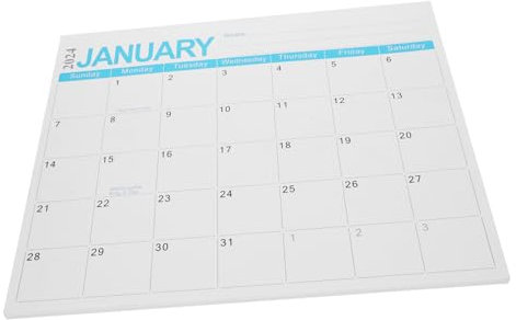 Tofficu Monatsplaner Magnetischer Kalender 18 Monate -2025 Blau Robustes Material Büro und Haushaltsplaner zum Aufhängen für Zuhause und Büro