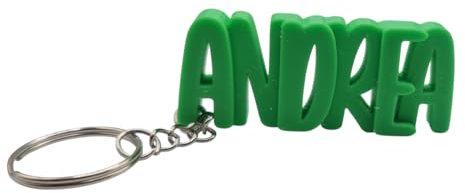 Portachiavi Personalizzato con Nome o Testo Stampato in 3D - Regalo Originale per Compleanni, Anniversari e Occasioni Speciali,
