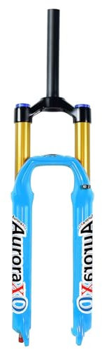 LYYCX AuroraXQ 26 27.5 29 Viaggio 160mm Forcella ad Aria MTB, AIR-34 Regolazione Rimbalzo 1-1/8 Mountain Bike XC AM Forcella Ammortizzata Bici 9mm QR(Straight Manual Lock,29)