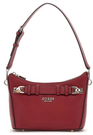 GUESS Umhängetasche Gregoria Top Zip Shoulder Bag Red dunkelrot