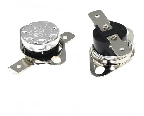 KSD301 250V 10A Thermostat-Temperaturregler - Normalerweise offen/Normalerweise geschlossen, einstellbar von 0-95°C for Verschiedene Geräte(85 Degree,Normally Open)