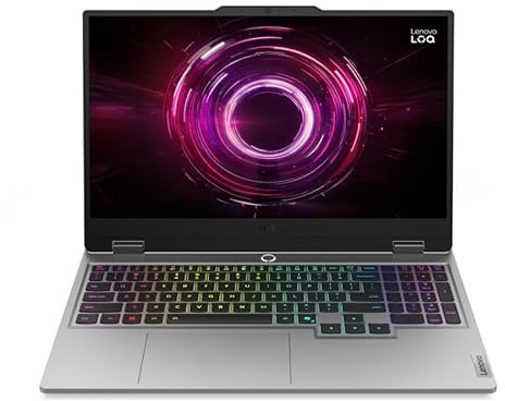 Lenovo LOQ 15AHP10 AMD Ryzen™ 5 220 Laptop 39.6 cm (15.6) Full HD 16 GB DDR5-SDRAM 512 GB SSD NVIDIA® GeForce RTX™ 5050 Wi-Fi 6 (802.11ax) Windows 11 Home English Grey