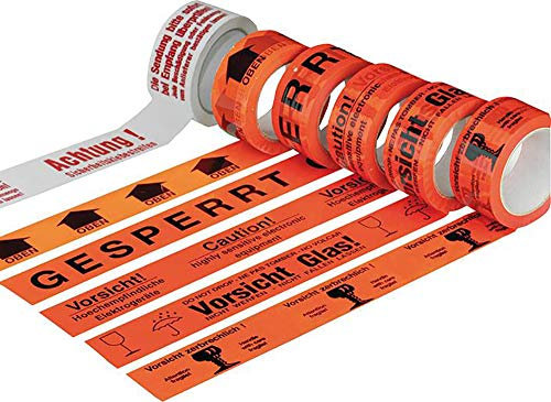 Maxtape 216084 Warn-Klebeband Gesperrt 50mmx66m