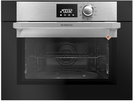 Micro ondes Encastrable De Dietrich DKE7220X - Micro-Ondes Integrable Noir et inox - 40 litres - 1000 Watts