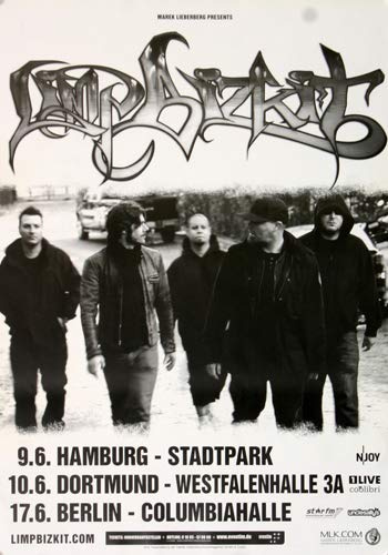 Limp Bizkit - Shark Attack, Tour 2009 » Konzertplakat/Premium Poster | Live Konzert Veranstaltung | DIN A1 «