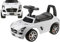 Lean Toys Licensed Mercedes Benz Slide Car for Babies White Ride-On Vehicle Baby Ride-On Car for Children