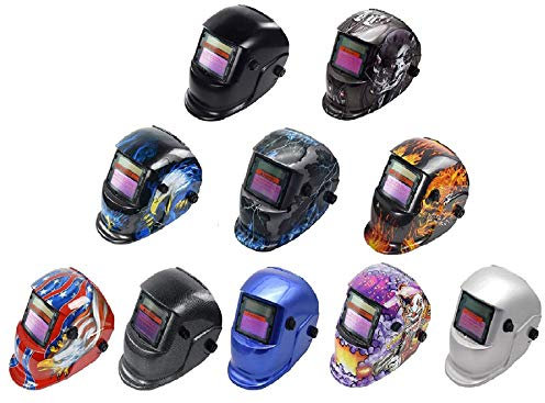 XTRM AUTO DARKNING WELDING HELMET Mask Welders Grinding Function Solar Power + Lens (Robot)