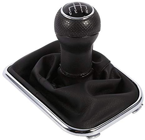 EBTOOLS Für Gangschaltung - Schaltknauf Gaitor Schaltgetriebe Umschaltknopf Gaitor Boot Schwarz Anti Dust Cover 5 Geschwindigkeitsgetriebe Gangschaltung Schaltknauf Gaitor Stiefelbezug