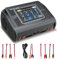 HTRC T240 DUO Lipo Battery RC Balance Charger/Discharger for Lilon LiPo LiFe LiHV NiCd NiMH PB Smart Battery Touch Screen Dual Channels Charger AC 150W / DC 240W 10A