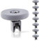 8 x DL-pro Basket Wheels for AEG Electrolux Zanker Juno Zanussi 5028696500/4 50286965004 for AEG Favourite for Lower Basket Dish Basket Dishwasher Dishwasher