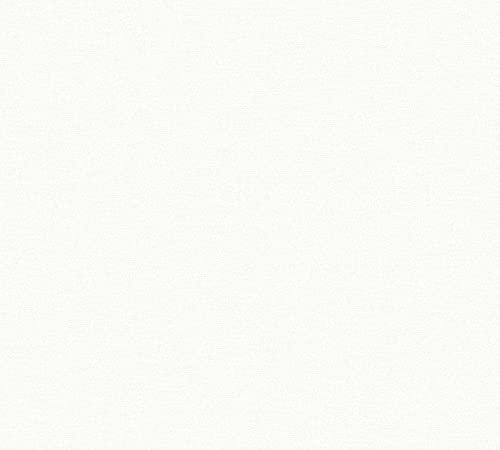 Michalsky Living Unitapete Change is good Tapete einfarbig unifarben Vliestapete weiß matt fein strukturiert 379865