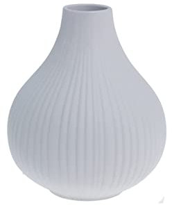 Storefactory Vase EKENAS L hellgrau Ø12x14cm
