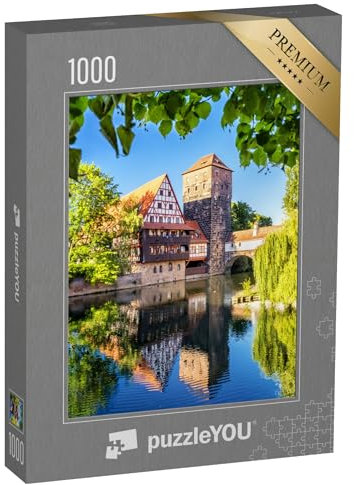 puzzleYOU: Puzzle 1000 Teile „Die historische Altstadt von Nürnberg, Franken“ – aus der Puzzle-Kollektion Nürnberg, Deutsche Städte