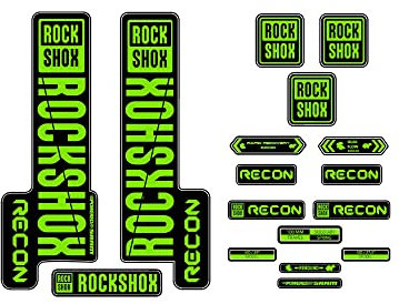 Rock Shox Recon 2019 Fork Bike Compatible Stickers 29''