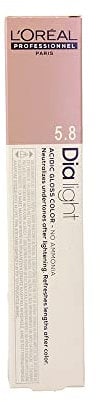 L'Oréal Professionnel DiaLight 5.8 Färbung Hellbraun Moka ohne Ammoniak, 50 ml