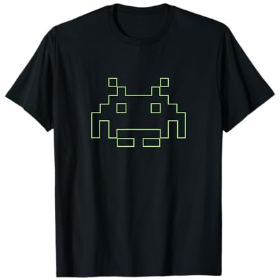 80er Arcade-Spiel Retro Space Alien Invaders Gamer T-Shirt