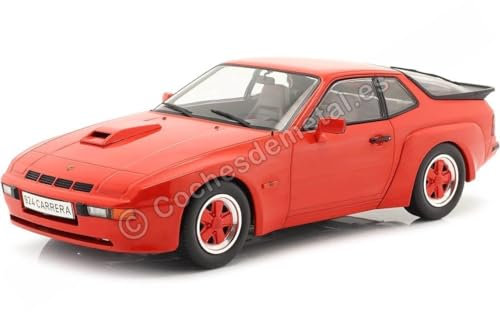 Porsche 924 Carrera GT mit roten Felgen rot, 1981, 1:18