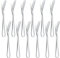 Evanda 13.3cm Cake Forks 12 Pieces, Stainless Steel Pastry Forks Set, Dessert Forks, Mini Fruit Forks, Appetizer Forks for Home, Wedding, Party, Cafe, Restaurant, Dishwasher Safe.