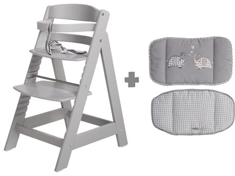 High chair 'Sit Up III', grows from baby to youth chair, taupe, with seat reducer