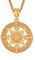 ADMETUS Gold Kompass Halskette Sterling Silber Kompass des Lebens Reise Anhänger Inspiration Graduation Geschenk Gold Kompass Schmuck Geschenke für Herren Jungen