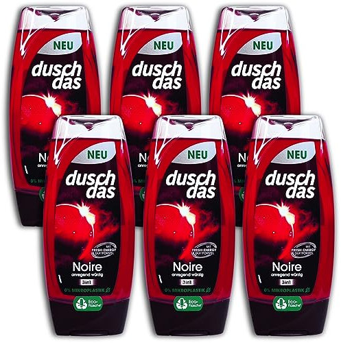 6 er Pack duschdas Duschgel Men Noire 3in1 6 x 225 ml