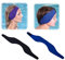 Pack de 2 Bandas de Natación Protectoras de Oídos frente al Agua en Piscinas - Tamaño Universal Negro y Azul - Cinta de Oídos cubre orejas para el agua - Protector diadema para Niños y Adultos