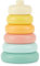 Bieco Silikon Baby Stapelturm Tropical Vibes Baby Stapelturm ab 1 Jahr | Stapelbecher Baby bpa frei | Baby Stapelbecher | Stapelturm Baby Stapelspielzeug Stapelsteine Baby Mädchen Spielzeug