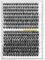 LANKIZ Lot de 320 extensions de cils individuels 30D + 40D Curl D 9 à 16 mm pour usage domestique