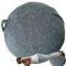 WTZHHK Gymnastikball Cover 65cm Anwendbar auf Sitzball Büro Yoga Ball Heimbüro, Waschmaschinenfest Sitzball Stoff【Ball Nicht im Lieferumfang enthalten】 (Color : Navy Blue)